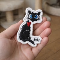 あざとい黒猫キキ ワッペン