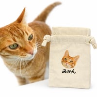 「みかん」巾着｜猫のおうちNECON猫グッズ
