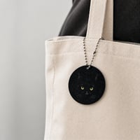黒猫の助さんキーホルダー