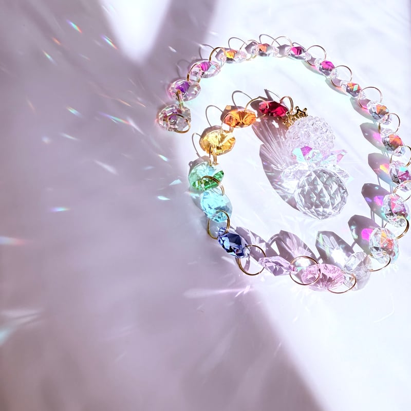 鮮やかカラー神聖幾何学フラーレンサンキャッチャー | acotama STORE