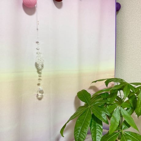【L】神聖幾何学フラーレン369サンキャッチャー（6mm玉使用）