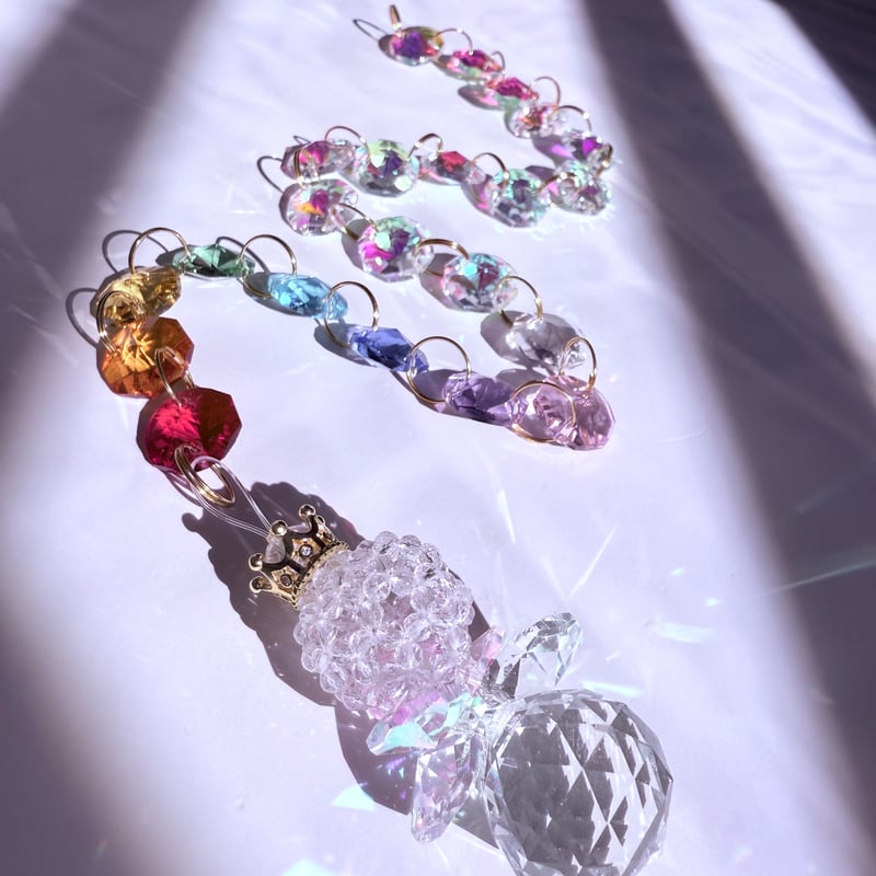 鮮やかカラー神聖幾何学フラーレンサンキャッチャー | acotama STORE