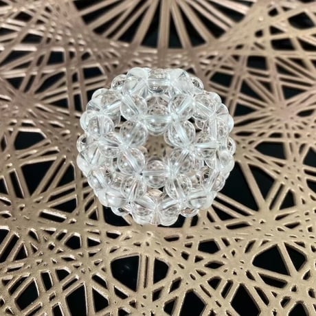 神聖幾何学フラーレン水晶（6mm玉）