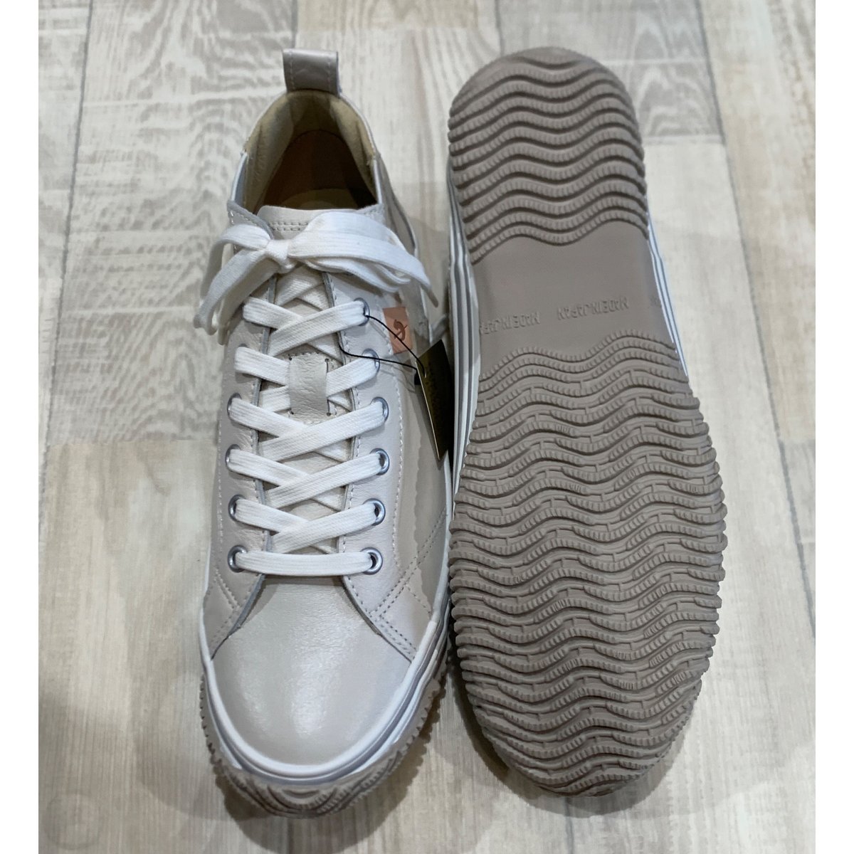 スピングル サイドゴアミドルカット アイボリー | LEATHER STYLE