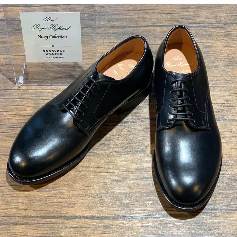 42ND ROYAL HIGHLAND ネイビーコレクション プレーントゥ