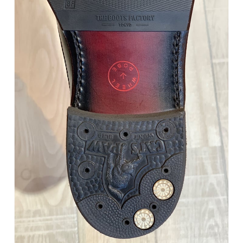 US7E WHEEL ROBE/ウィールローブ 15065 ストレートチップ ウィールローブ ストレートチップ クロムエクセル ブラック （WHEEL