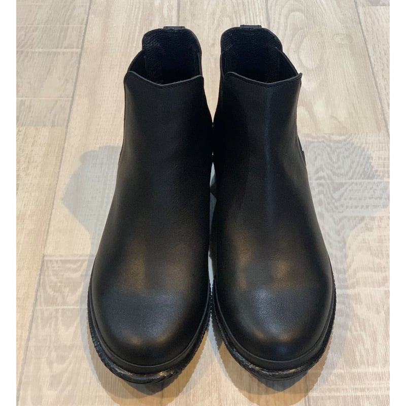 スピングル サイドゴアブーツ レディースモデル ブラック | LEATHER
