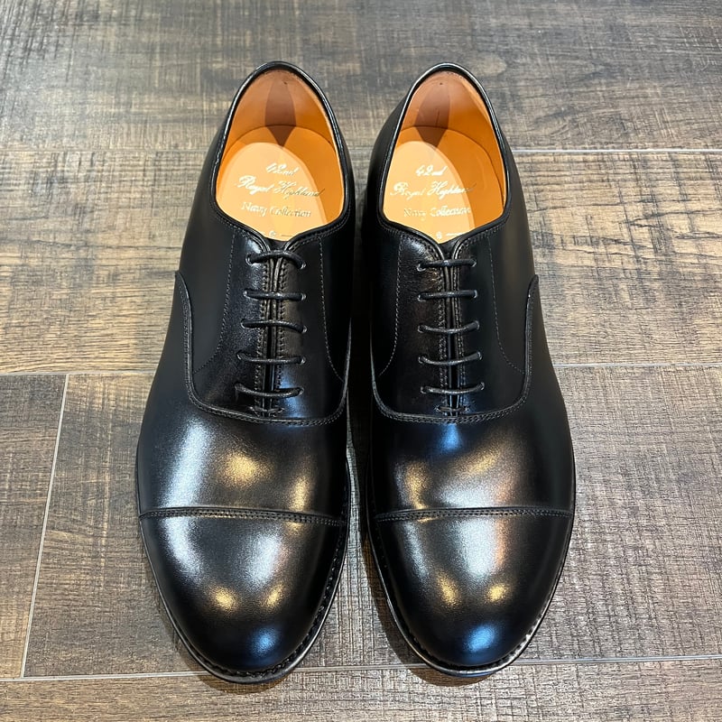 42ND ROYAL HIGHLAND ネイビーコレクション 内羽根ストレートチップ