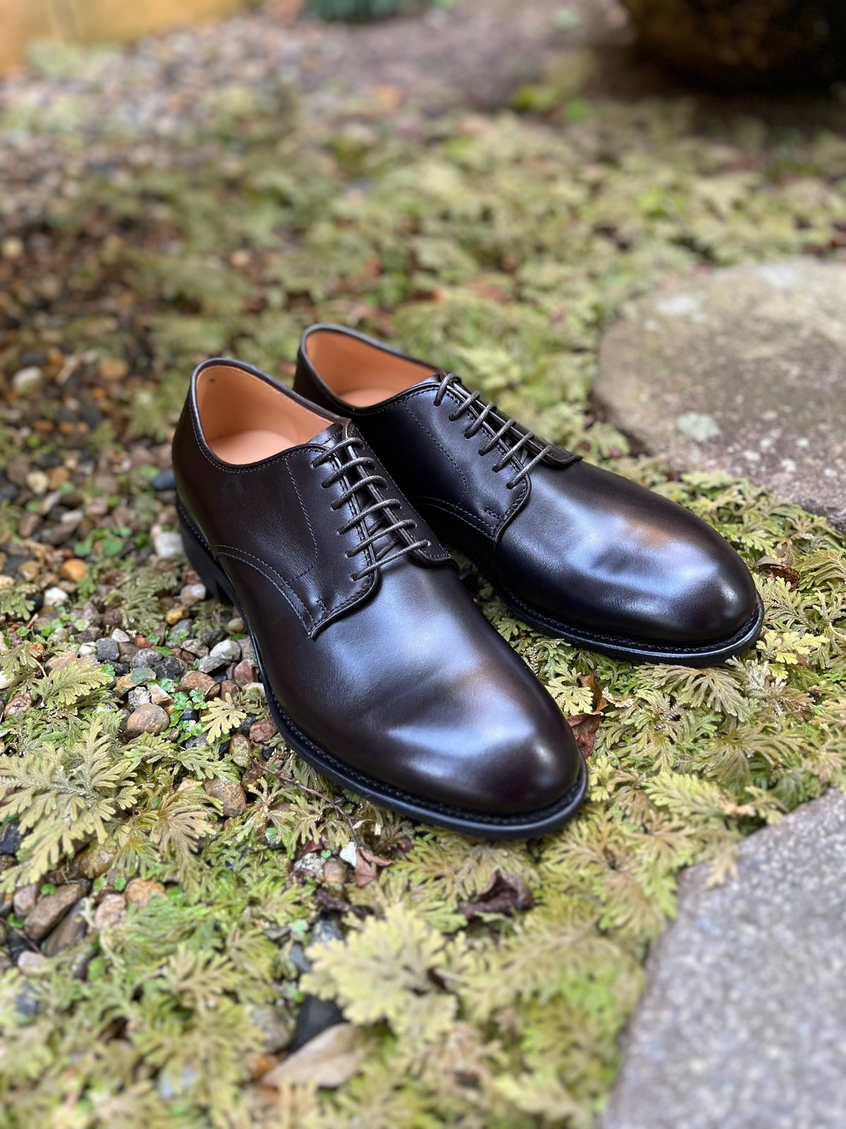 42ND ROYAL HIGHLAND ネイビーコレクション プレーントゥ ダーク