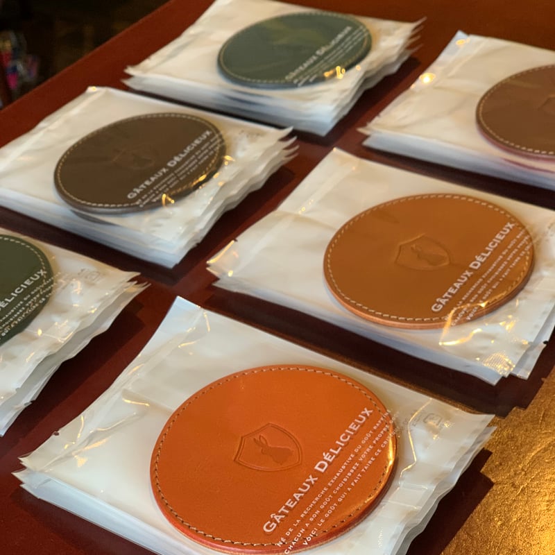 FAVORオリジナル 出雲の『ご縁力アップ』コースター | LEATHER STYLE FAVOR