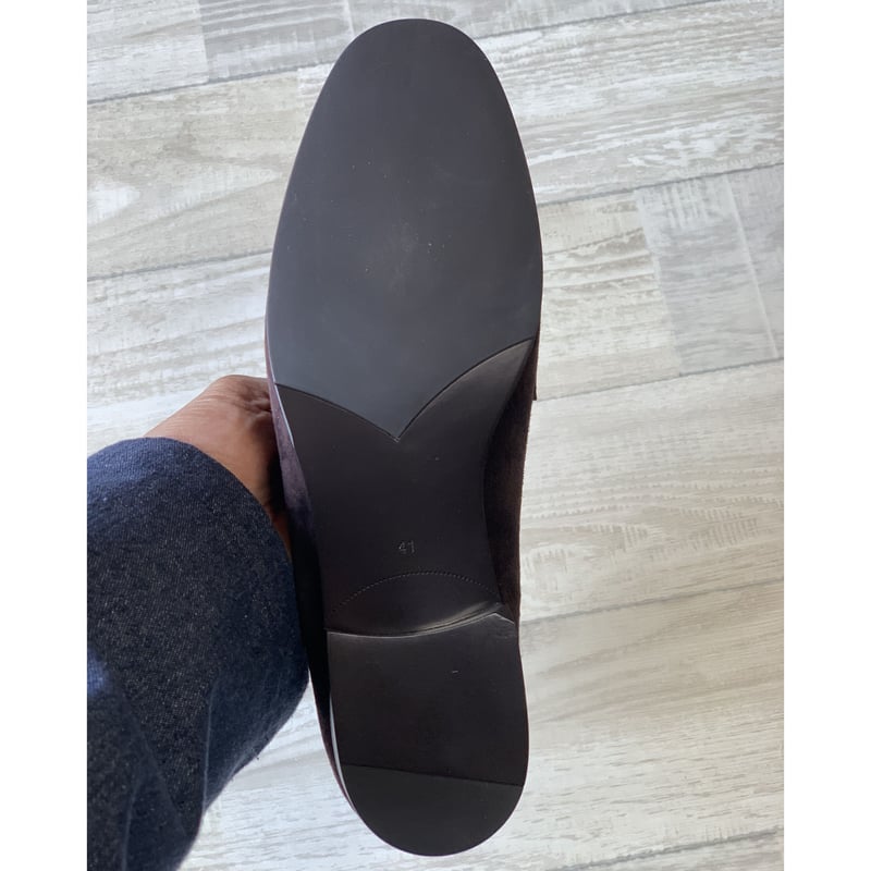 未使用　42ND  HIGHLAND　ローファー　ダークブラウン 42ND ROYAL HIGHLAND トランスファー ローファー ダークブラウン