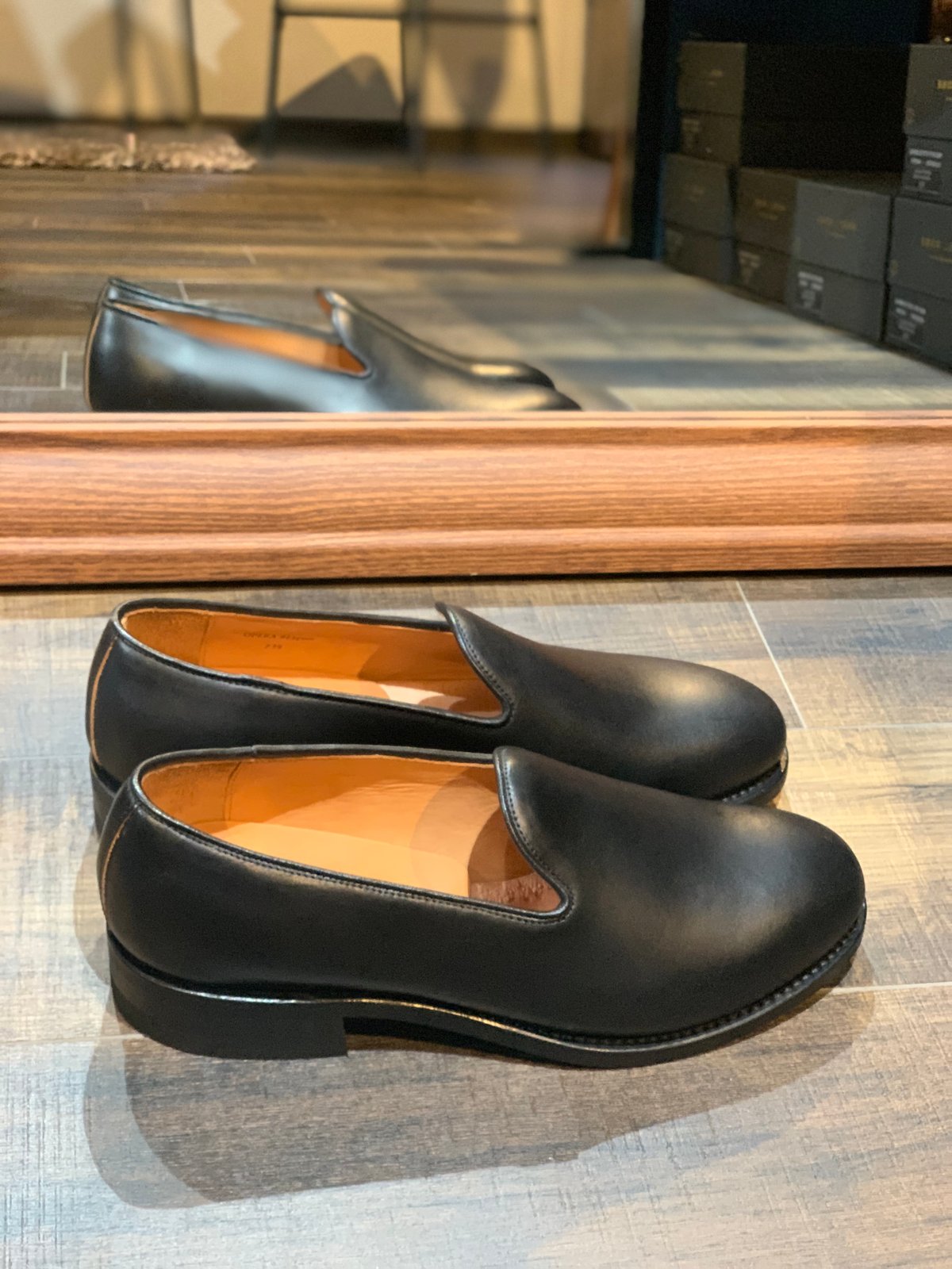 WHEEL ROBE オペラパンプス(メンズ)ブラック | LEATHER STYLE WHEEL ROBE オペラパンプス(メンズ)ブラック | LEATHER STYLE