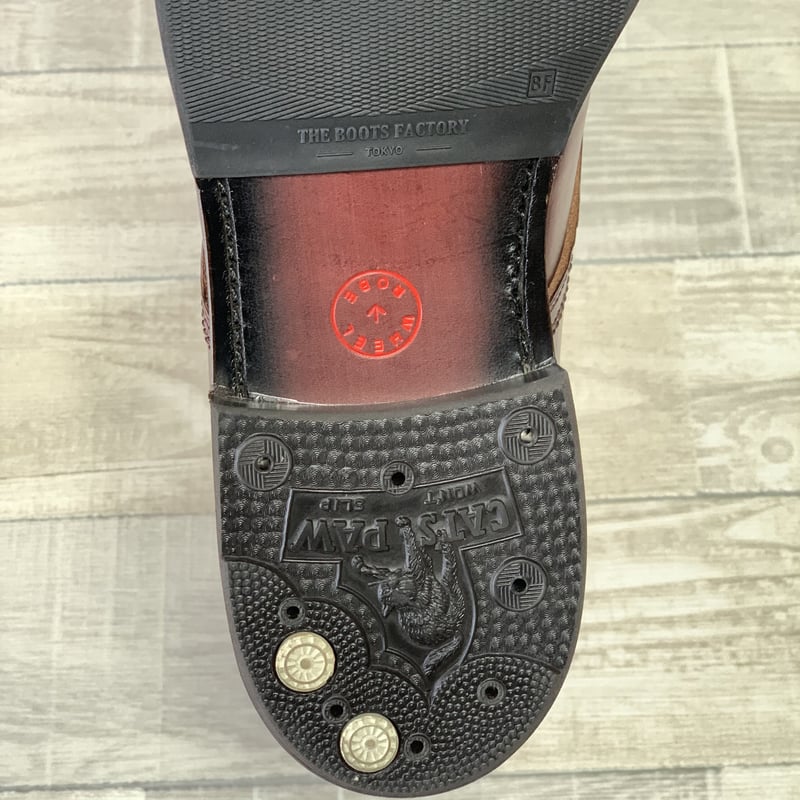 WHEEL ROBE ＃15075 プレーントゥ バーガンディ | LEATHER STYLE