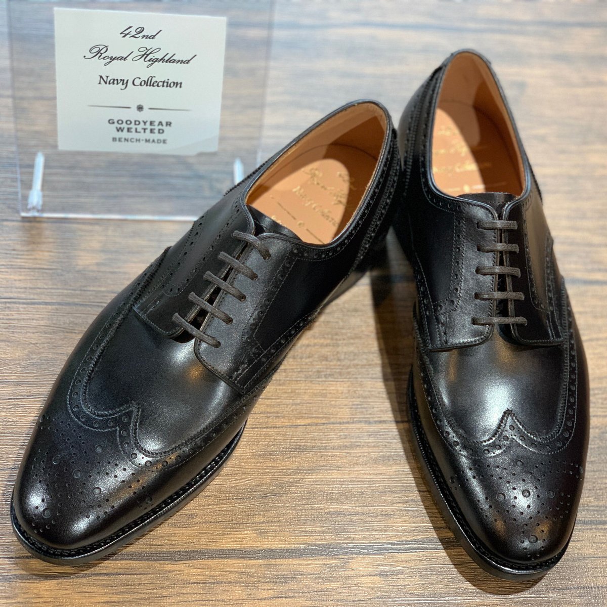 42nd royal highland 6.5 ストレートチップ 外羽根 茶 42nd royal highland 6.5 ストレートチップ 外羽根 茶（スーツ