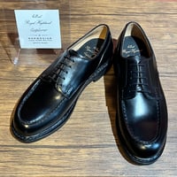 42ND ROYAL HIGHLAND ネイビーコレクション プレーントゥ ブラック | L