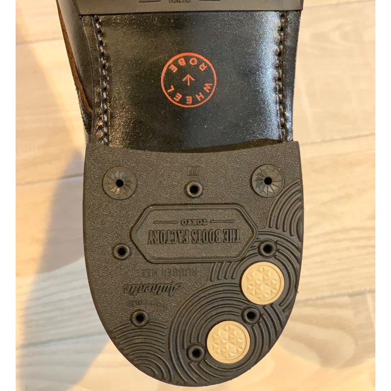 WHEEL ROBE ＃15075 プレーントゥ ブラック | LEATHER STYLE