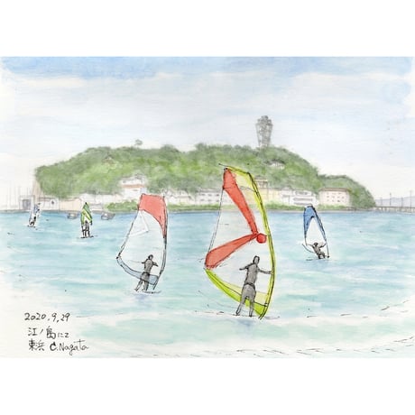 『江ノ島』絵画 CATEGORY 江ノ島 | C.Nagata Gallery