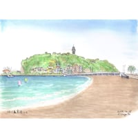 水彩画 (北鎌倉浄智寺)額縁付き fit=scale-down,w=1200