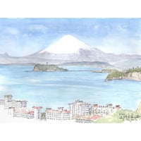 水彩画 (北鎌倉浄智寺)額縁付き 水彩画 (北鎌倉浄智寺)額縁付き New//水彩画 北鎌倉浄智寺