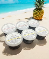【ピーチ・スナックパイン果汁50%使用🍍】石垣島のパイン農家が作る完熟ピーチパインのスッキリ爽やかジェラート🍧6個セット！！