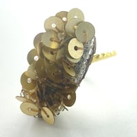 リング　Gemstone　ゴールド　サイズ選択可能（11/13号）
