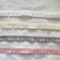 10㎜　ストレッチフリルレース4色