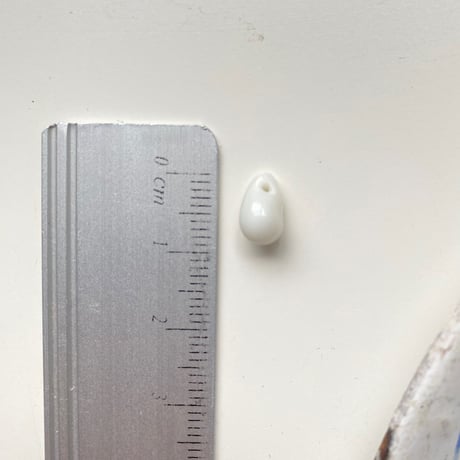 Antiqueティアドロップグラスビーズ　10個入り