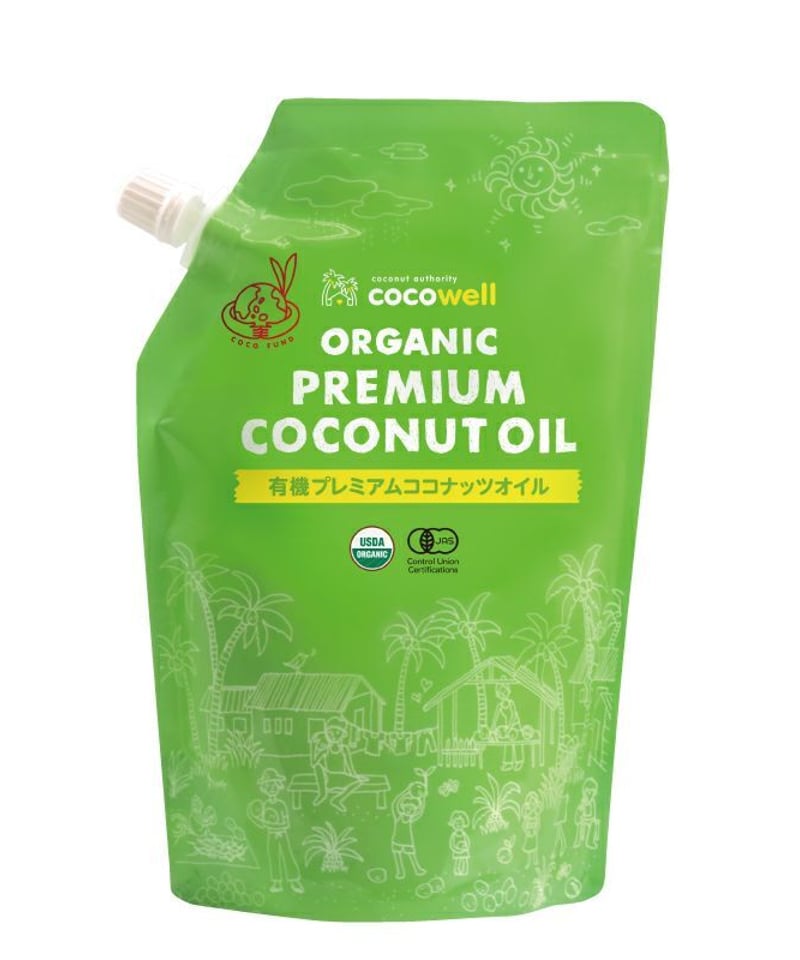 cocowell 香りのない有機ココナッツオイル（460g