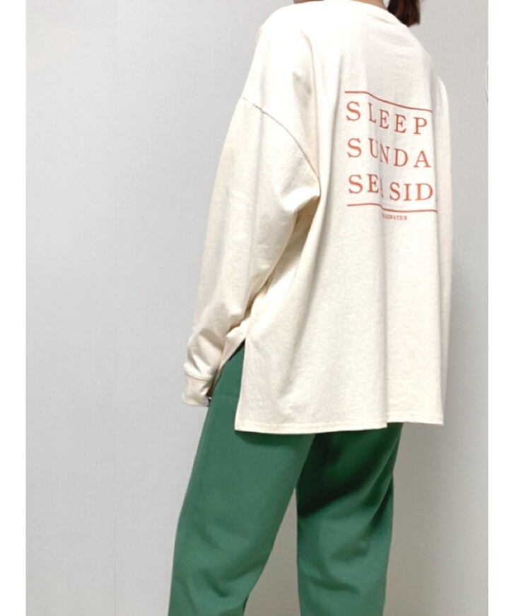 完売人気商品！バックプリントロングTシャツ tシャツ アソートバックプリントロングTシャツ レディース : ZOZOTOWN