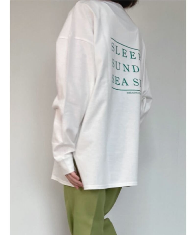 バックプリント ロングTシャツ | tilde