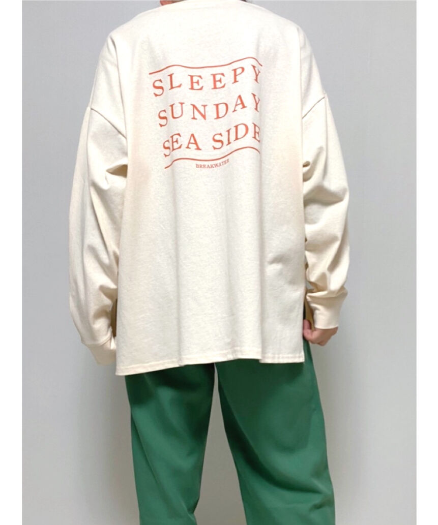 バックプリント ロングTシャツ | tilde
