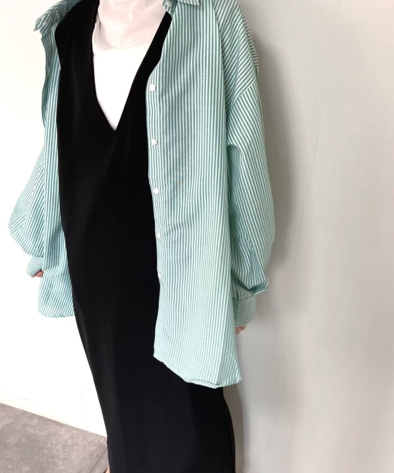 Vネック ロングワンピース | tilde