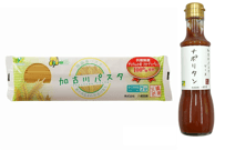 純国産セトデュール加古川パスタ300g＋懐かし喫茶風ナポリタンソース200ml セット｜国産デュラム小麦パスタ×甘めソース｜加古川パスタをナポリタンで