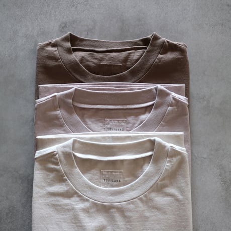 カリファルニアループウィラーコットンスリーブレスビッグポケットTシャツ／TOUJOURS