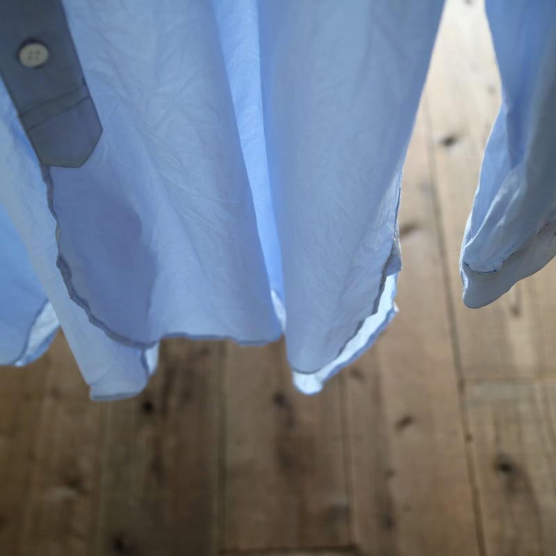 ファインヤーンコットンクラッシックバンドカラーシャツ／TOUJOURS | ovede