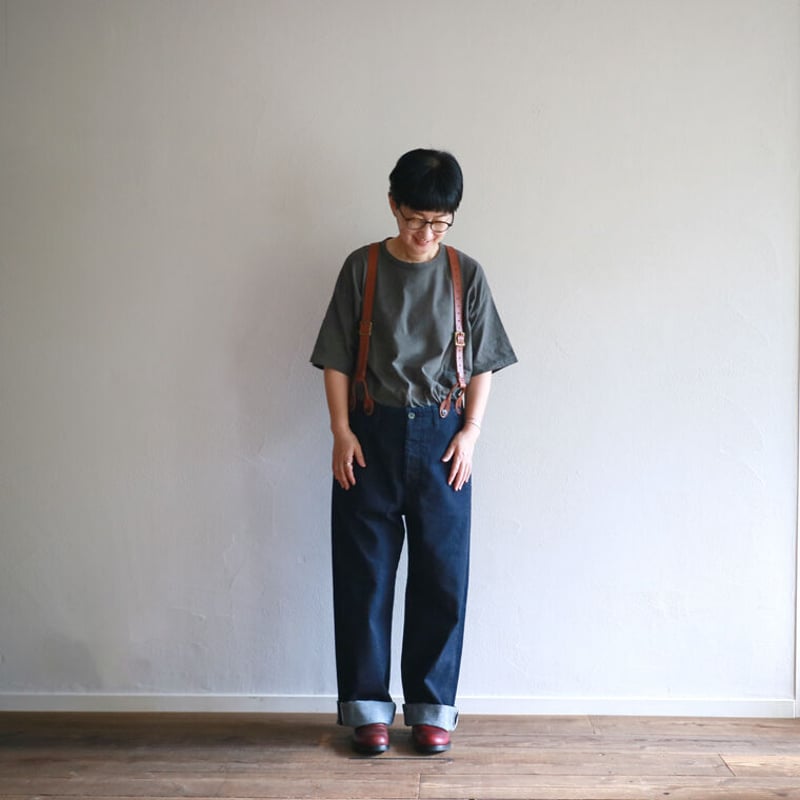 デニムサスペンダーパンツ/olibanam | ovede