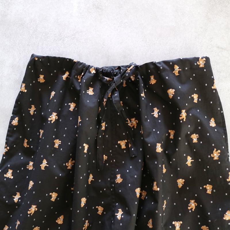 新品★ R&D.M.Co- TEDDY BEAR PANTS テディベア テディベアプリントパジャマパンツ／R&D.M.Co- | ovede