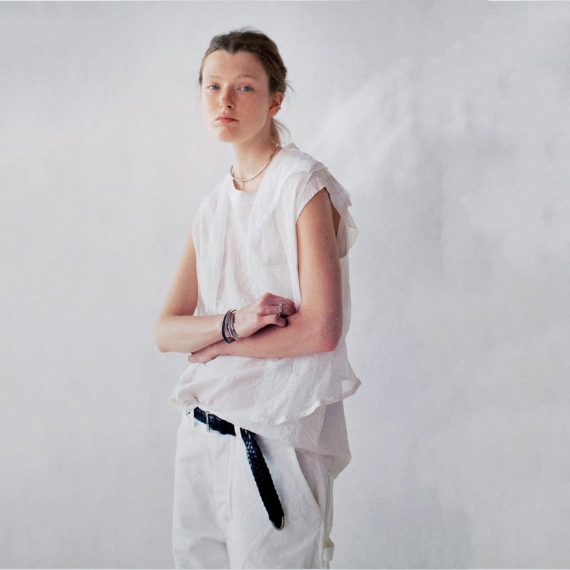 TOUJOURS シルクシャツ PURE SILK SHIRTS TOUJOURS トゥジュー ピュア シルク チンツプリントクロス