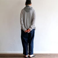 ウォッシュドブラックビスコーススカーフ/TOUJOURS