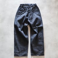 10.5oz.セルビッチクラッシックデニムイージーフィールドトラウザー／TOUJOURS