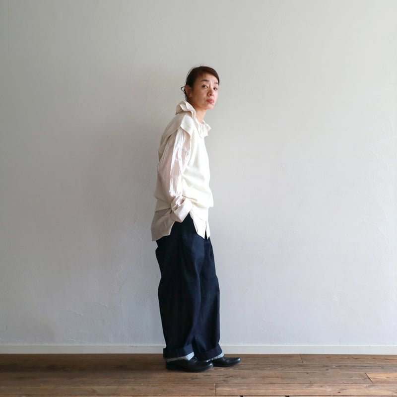 13.5oz.セルビッチクラッシックデニムイージーフィールドトラウザー