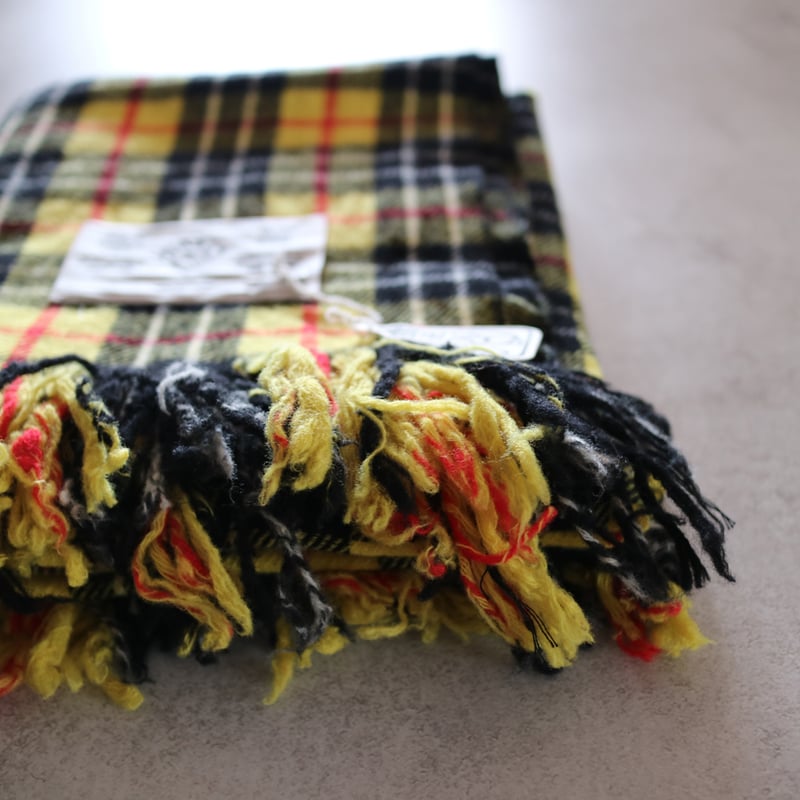 イエローロイヤルタータンチェックブランケット／R&D.M.Co- | ovede