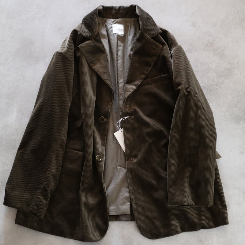 トゥジュー 24AW コーデュロイオーバーサイズドサックジャケット トゥジュー 24AW コーデュロイオーバーサイズドサックジャケット
