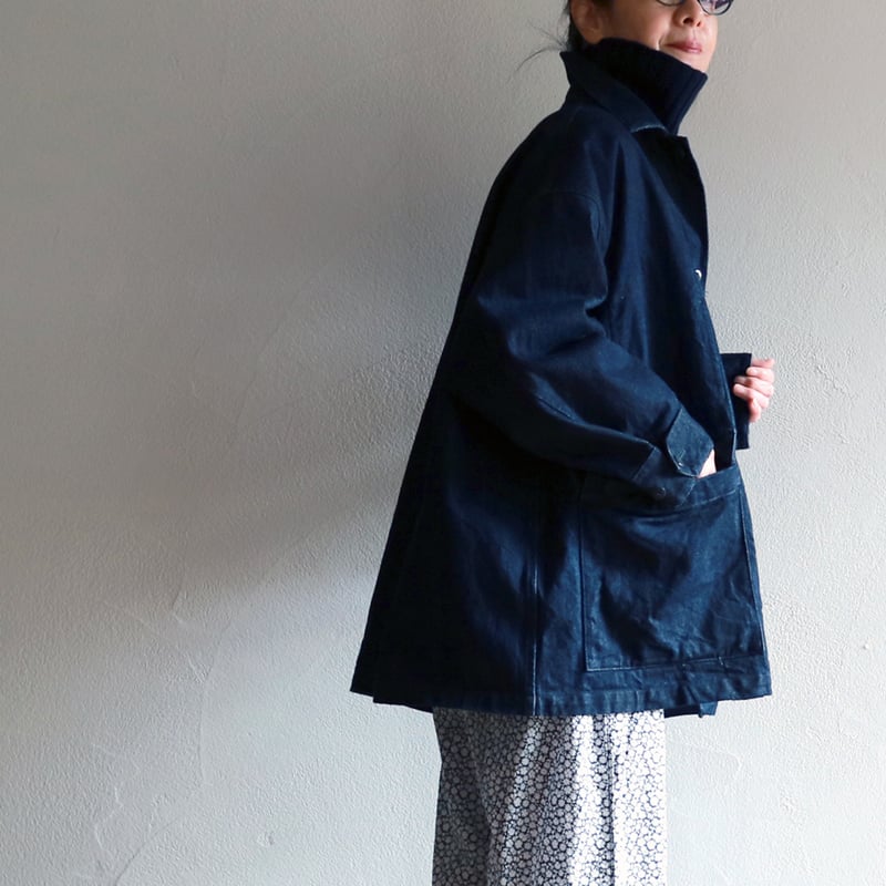 13.5oz.セルビッチクラッシックデニムカバーオールジャケット