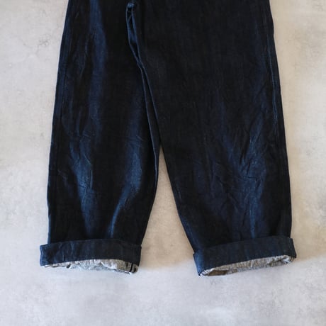 13.5oz.セルビッチクラッシックデニムイージーフィールドトラウザー／TOUJOURS