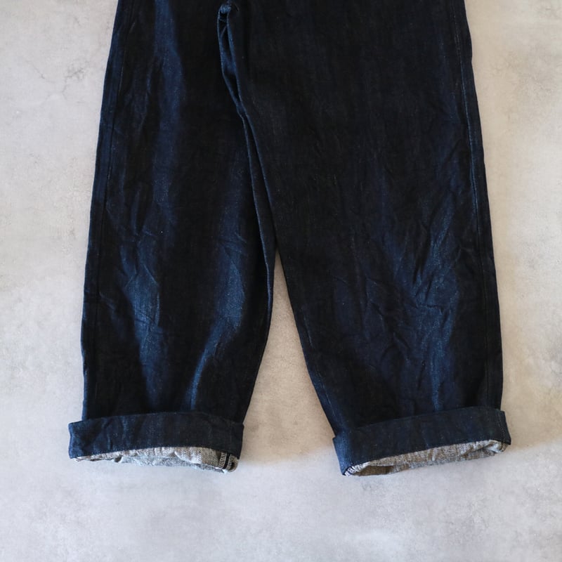 13.5oz.セルビッチクラッシックデニムイージーフィールドトラウザー