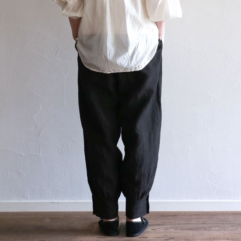 ROBE de PEAU（ローブデポー） リネンパンツ ROBE de PEAU ローブデポー トリップリネンパンツ ゆうパック