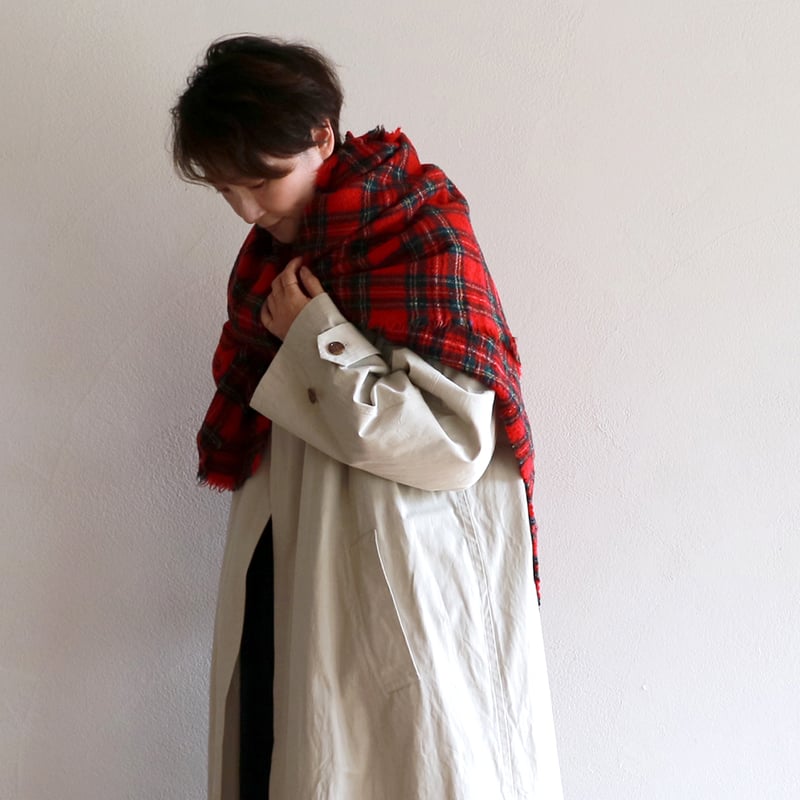 ウールタータンチェックブランケット/R&D.M.Co- | ovede ウールタータンチェックブランケット/R&D.M.Co- | ovede