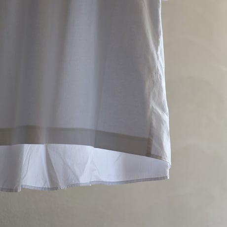 オーガニックファインコットンライトジャージーコンビネーションTシャツ／TOUJOURS