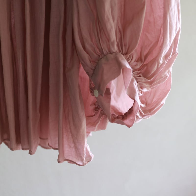 期間限定値下げR&D.M.Co-ギャザースモック ピンク タグ付き